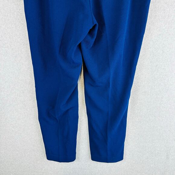 New Kasper Woman Sz 1X Plus Dress Pants Pull On Comfort Waist Blue Crepe  NWT - Picture 6 of 9